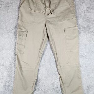 Rewash Los Angeles Women's Cargo Pants Size 9/29 Khaki Green Pull-On Stretch